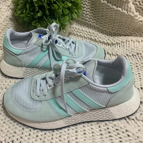 adidas | Shoes | Womens Adidas 3 Stripe Shoes Turquoise Size 7 | Poshmark